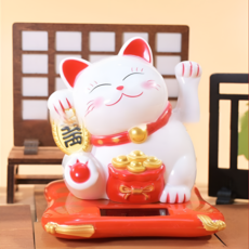 손흔드는 마네키네코 복 고양이 행복 행운, 1개