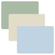 PandaEar 공예 레진 주조 주얼리 제작 놀이 반죽 및 미술 용품용 실리콘 매트 3팩 공예용 논스틱 내열성 대형 시트 39.9 x 30cm(15.7 11.8인치)