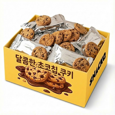 스낵큐 노브랜드 과자, 18개, 달콤한 초코칩 쿠키