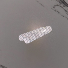 더 포인트365 빛 반사 안전 스티커 야간 방수 40개입, 실버