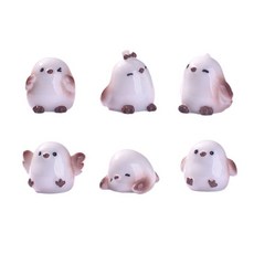 6PCS 귀여운 핸드백형 어 어 어 어 어 어 어 어식 동물 장식품 장식품 장식품 장식품 장식, 01 6PCS, 03 Gold