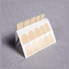 셀프 네일팁 부착용 양면 테이프 인조 손톱 고정 스티커 접착 재료, 1개, 황색