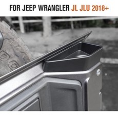JeCar 지프 JL 후면 테일게이트 저장 트레이 트렁크 도어 정리함 인테리어 액세서리 랭글러 및 언리미티드 20182024, JeCar 지프 JL 후면 테일게이트 저장 트레이 트렁