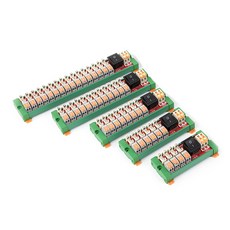 4CH 6CH 8CH 12CH 16CH DC 퓨즈 분배 모듈 72V 접합 보드 출력 전류 3A 회로 분기에 사용, GREEN