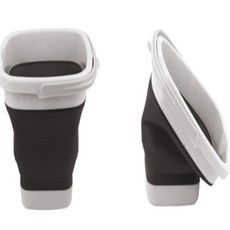 이유짱 손잡이 바스켓 접이식세차바스켓물통, 10L - 원형