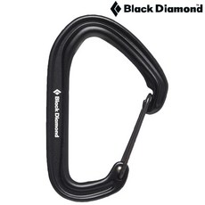 Black Diamond HotWire 鉤環 210157, 黑色 Black, 1個
