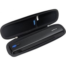 여행용 POLONO 휴대용 프린터 무선용 Anleo 하드 케이스 D810 블루투스 열 프린터(블랙), Black, 1개