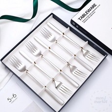 테이블웨어 선물용 스텐 포크 6세트