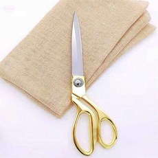 비비의잡화점 골드 재단가위 20cm 잘드는사무용가위