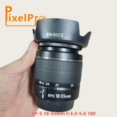 98 새것 같은 EF S 18 55mm f/3.5 5.6 III 렌즈는 캐논호환 표준 줌 인물 사진 풍경 및 거리 촬영에 호환합, 02 번들 10, 01 No package