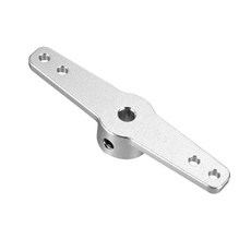 알루미늄 스티어링 암 RC 카 더블 혼 부품 막대용 3mm, uxcell 알루미늄 스티어링 암 RC 카 더블 혼 부, 1개