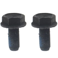 2pcs 자전거 하단 브래킷 플랜지 액슬 볼트 M8 x 18mm 크랭크 부품블랙