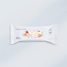 BODY GOALS 能量蛋白棒 草莓白巧克力口味 低卡健康零食, 1, 38g
