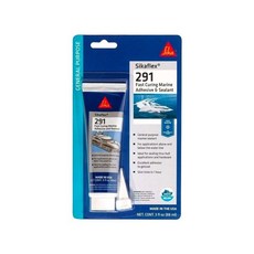 시카 Sikaflex-291 블랙 빠른 경화 해양용 접착제 및 실란트 폴리우레탄 보트용 방수 페인트 가능 10.1 플루온즈 카트리지, White, 3 fl. oz, 1