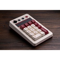 국내정발 8BitDo 레트로 18 넘버패드 Retro Mechanical Numpad, F에디션(레드)