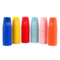 낫소 스포츠 스택스 스피드 컵쌓기 12개입 6컬러 wis+101BM, 스카이블루12p