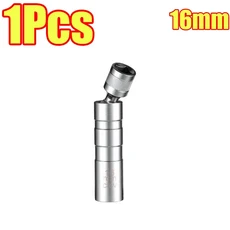 1-4개 14mm 스파크 플러그 소켓 키 자석형 얇은 벽 디자인 12포인트 점화 제거 도구, 02 1Pc Short 16mm