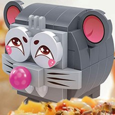 은방울나무 큐티마우스블록 블럭놀이