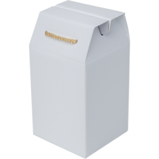 주호팩 끈손잡이 다용도 선물상자 04-1 (124x124x180), 화이트, 100개