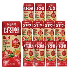 야채듬뿍 더진한 레드주스 토마토당근주스, 125ml, 12개