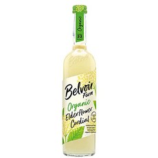 벨부아르 프루트 팜스 - 코디얼 - 유기농 엘더플라워 - 500ml Belvoir Organic Elderflower Cordial 500 ML, 1개