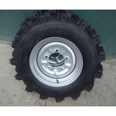 52QUAD 경운기타이어 트렉터 경운기 트랙터 농기구, 1개, 1cm, 5.00-12 그립 타이거 내부 강철 림