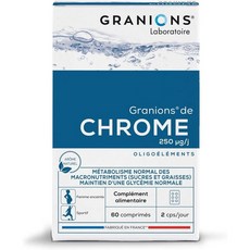 프랑스 그라니온 GRANIONS Chrome 크롬 250 µg, 5개, 60정