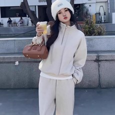 休閒運動服套裝 秋季時尚衛衣長褲兩件套