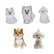반려견 털 보관 키링 DIY 제작용 키트 맞춤형 선물 키링 제작도구, A형 댕댕이, A형 댕댕이