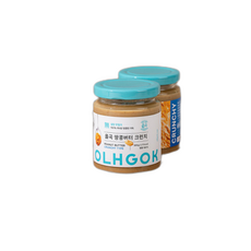 옳곡 국내산 100% 무첨가 무설탕 땅콩버터 크런치 고단백 땅콩잼 피넛버터, 1개, 200g