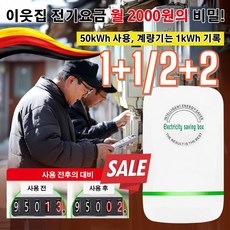 [독일기술] 1+1/2+2 스마트 전기절감기 저전력 고성능전기절감기 전기 절약/에너지 절약, [1+1] 절전기