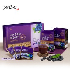 [고려홍삼] 블루베리 홍삼액 30포 / 홍삼과 블루베리진액/ 블루베리액/ 홍삼블루베리30포, 1개, 50ml