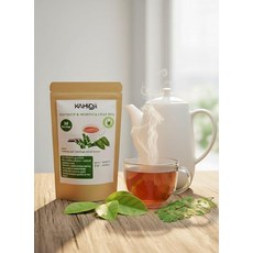 프리미엄 Soursop 그라비올라 잎 티백 100% 천연 및 순수 사워솝 잎 핸드메이드 소재로 제작 - 티백 30개 설탕/카페인/글루텐 프리 GMO 항산화 성분이 풍부, 사워솝 & 모링가 잎