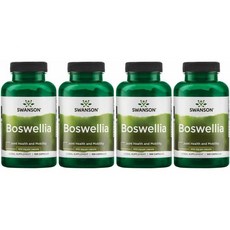 스웬슨 보스웰리아 관절 지원 유연성과 이동성 아유르베다 세라타 수지로 제조됨 100 4팩 스완슨