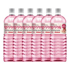 향기나는 에탄올 워셔액 1.8L 복숭아향 어는점 영하25도, 6개