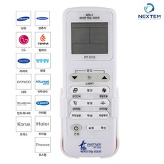 파트너 만능 에어컨 리모컨, PT1010, 1개