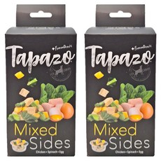 Tapazo 特百滋 凍乾佐餐杯 犬用 5杯, 雞肉 + 菠菜 + 雞蛋, 35g, 2盒