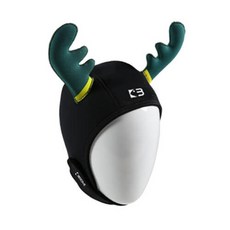 Bestdive 2.5mm卡通造型頭套【IDiver海怪水下】公司貨 防寒頭套 潛水 動物頭套 保暖帽 浮潛, 鹿角,M-L