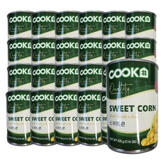 쿡샵 스위트콘 옥수수통조림, 24개, 425g