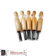 POWER GRIP雕刻刀(5入)人體工學設計，鋒利耐用，多種刀頭選擇，輕巧易攜帶，適用於木材、石膏、黏土等多種材料, 5