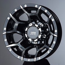 봉고3 후륜 알루미늄 휠 13인치 루피노 레오(9411) 블랙폴리쉬 봉고3후륜휠 KC인증 제품 봉고 후륜휠, 1개, 봉고3 후륜휠 루피노 레오(9411) +M14너트 5p