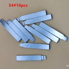 10개 54 # 58 푸조 307 시트로엥 C4 트라이엄프 HU83 VA2 플립 키 폴딩키 교체용 자동차 블레이드 미가공, 01 54 KD BLADE