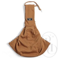 별별 브라운 코지 반려견 슬링백 반려견앞가방, 1