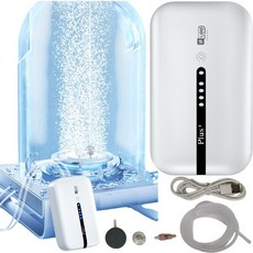 靜音 魚缸 水族箱 打氧氣 氣泡石 釣魚 活餌, 1個, yee正版充電式usb水族打氣機