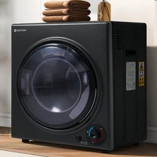 의류 건조기 13.2파운드(6kg) 대용량 벽걸이 가정용 독거 컴팩트 의류 옷 이불 제습기 우기 아니요, A-type dial operation: black
