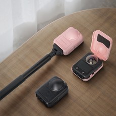 써니라이프 Dji 오즈모360 올 라운드 프로텍티브 케이스 액션카메라 보호 커버 액세사리, 핑크