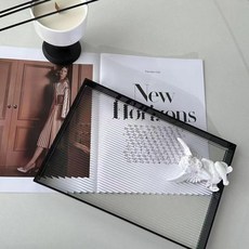 亞克力收納托盤 浴室衛生間洗手臺化妝品飾品香薰置物架, 條紋一個裝30*20*3