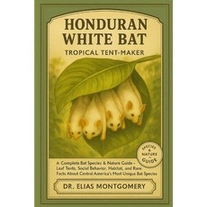 (영문도서)Honduran White Bat - Tropical Tent-Maker: A Complete Bat Species & Nature Guide... Paperback, Independently Published, English, 9798269948799