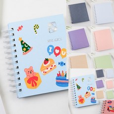 사진 포토북 여행사진앨범 아기사진책, 01부착식앨범-스카이