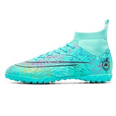 【家居爆款】破圈高幫足球鞋男女青年學生五人製訓練碎釘室內足球鞋家居 桌布 1218 1CQV